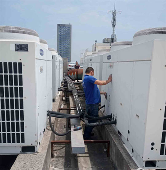 广宗中央空调制热和不制冷系统维修方法